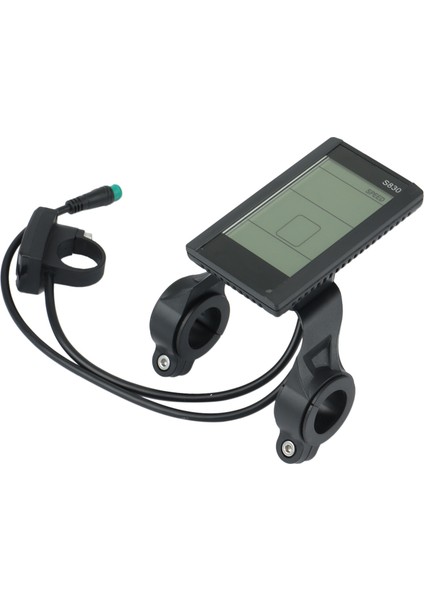 S830 24V 36V 48V LCD Ekran Elektrikli Bisiklet Için Ebike Metre Paneli Evrensel USB ile Bisiklet Parçaları, Su Geçirmez