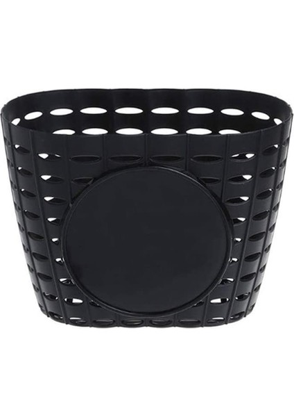 Çocuklar Bisiklet Sepeti, Depolama Için Çocuk Plastik Ön Gidon Bisiklet Sepeti, Siyah