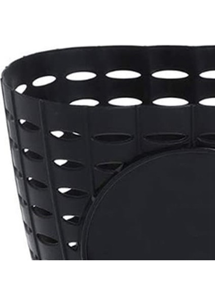 Çocuklar Bisiklet Sepeti, Depolama Için Çocuk Plastik Ön Gidon Bisiklet Sepeti, Siyah indirimleri