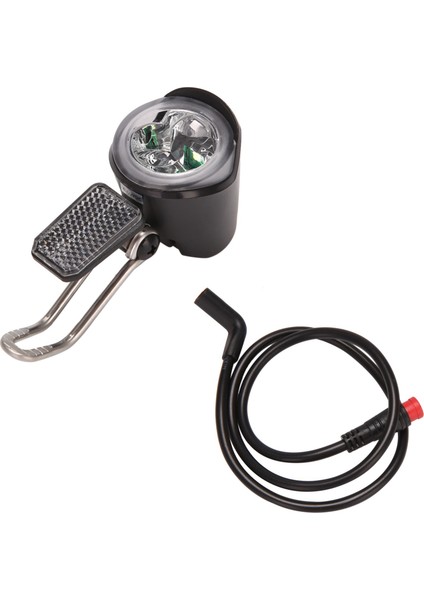 E-Bike LED Far 6V 12V 24V 36V 48V 60V Bisiklet Işık Su Geçirmez Ön Far Su Geçirmez Konnektör