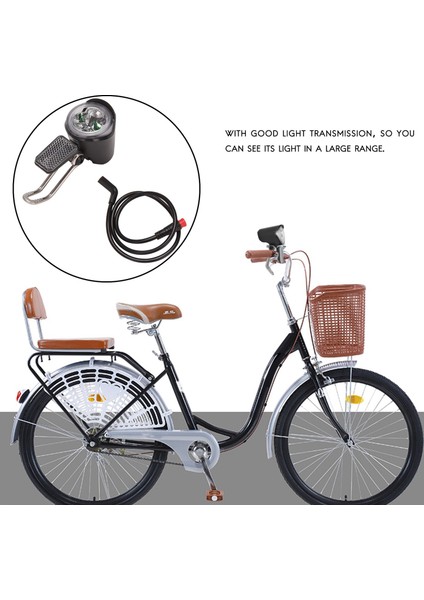 E-Bike LED Far 6V 12V 24V 36V 48V 60V Bisiklet Işık Su Geçirmez Ön Far Su Geçirmez Konnektör indirimleri
