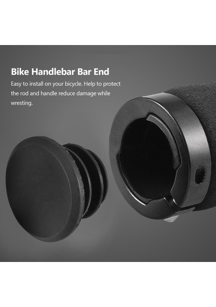 10 Paket Bisiklet Bisikleti Gidon Çubuğu Uç Tapaları Yol Bisikleti Bmx Scooter Için Kilitleme Kapakları