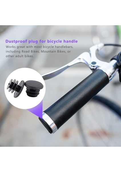 10 Paket Bisiklet Bisikleti Gidon Çubuğu Uç Tapaları Yol Bisikleti Bmx Scooter Için Kilitleme Kapakları