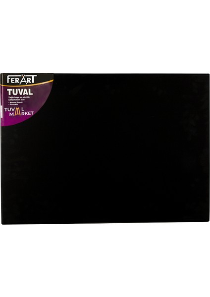 Tuval Std Black Ferart 20 x 50 cm