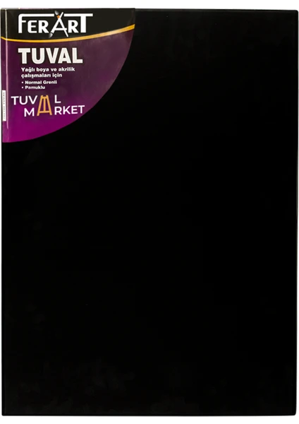 Tuval Pro Black Ferart 30 x 50 cm