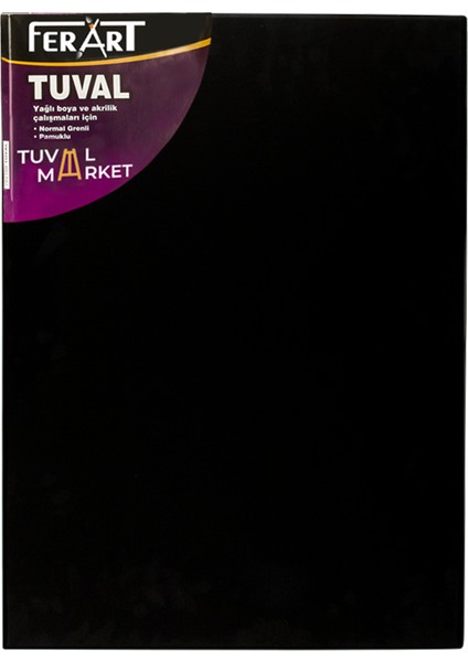 Tuval Std Black Ferart 50 x 70 cm