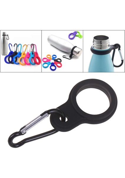 Su Şişesi Tutucu Içecek Karabiner Tokası Klipsi Balıkçılık Kampı Siyah (Yurt Dışından) modelleri