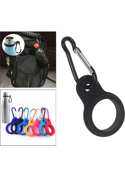 Su Şişesi Tutucu Içecek Karabiner Tokası Klipsi Balıkçılık Kampı Siyah (Yurt Dışından) indirimleri