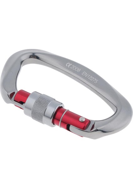 25KN Vidalı Karabiner Kaya Tırmanma Mağara Klips Hamak Kanca (Yurt Dışından)