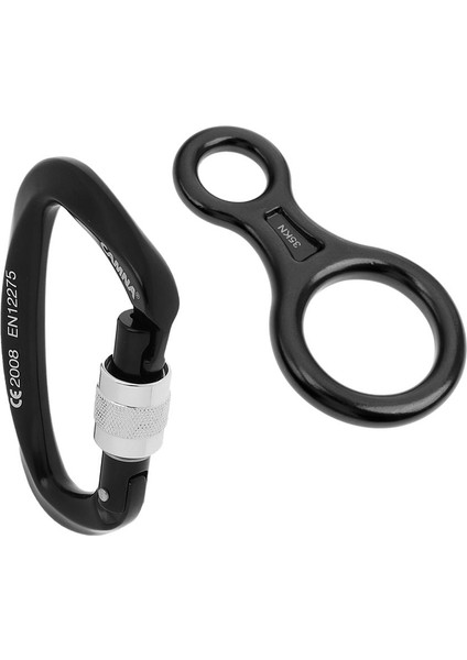 Tırmanma Mağarası 25KN Carabiner & 35KN Descender (Yurt Dışından)