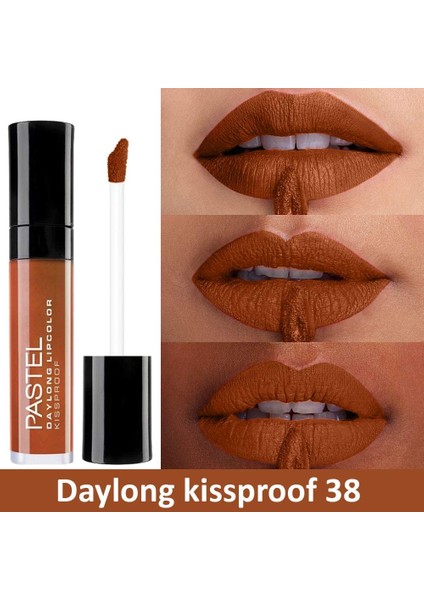 Daylong Lipcolor Kissproof Mat Likit Ruj 38, (7 Ml)