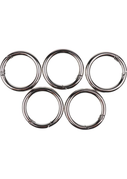 5x Yuvarlak Yay Snap Hooks Klips Anahtarlık Halkası Çanta Toka Karabiner 44MM (Yurt Dışından)