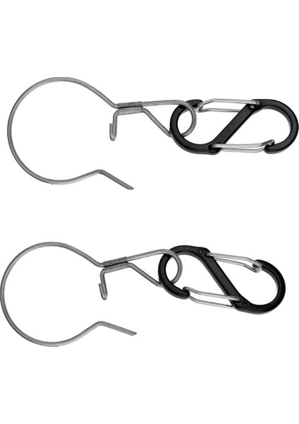 2 Adet Balabiner Clip Lock Hook Kamp Balıkçı Yürüyüş Aksesuarları Için (Yurt Dışından) fırsatları