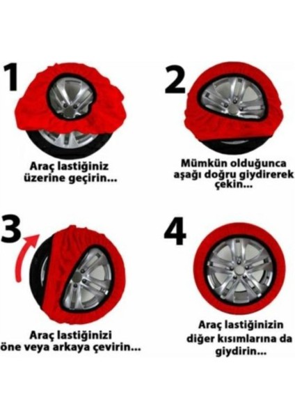 Kar Patinaj Çorabı Kırmızı Xx Large