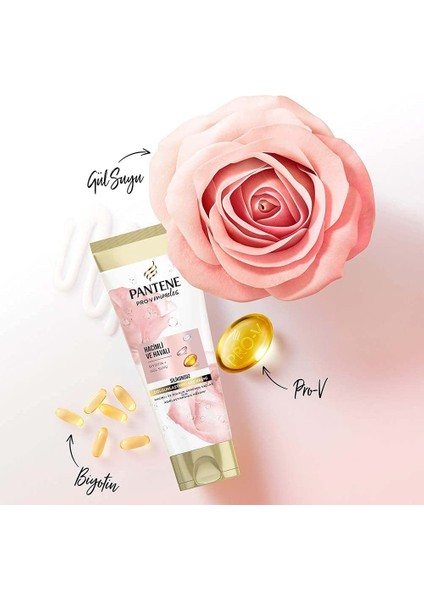 Silikonsuz Saç Bakım Kremi Hacim Veren Dolgunlaştırıcı, Biotin ve Gül Suyu, 275 ml fırsatları