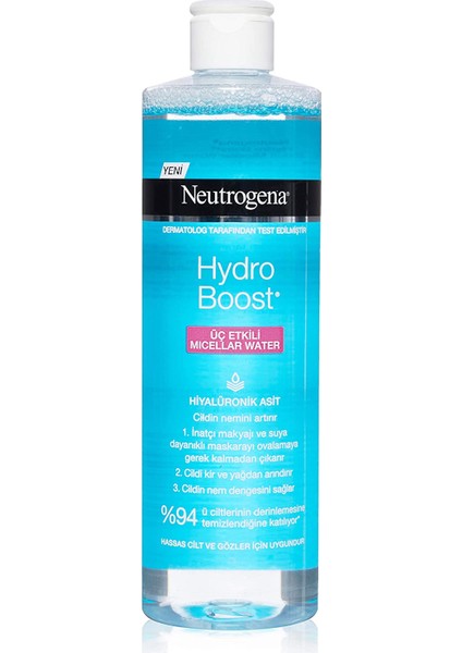 Hydro Boost Üç Etkili Micellar Water, 400 ml