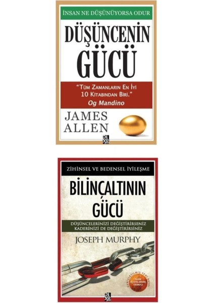 Düşüncenin Gücü + Bilinçaltının Gücü 2'Li Kitap