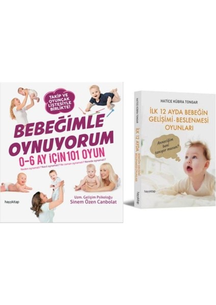 Bebeğimle Oynuyorum - İlk 12 Ayda Bebeğin Gelişimi Beslenmesi Oyunları - 2 Kitap