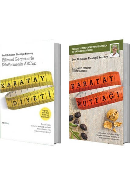 Karatay Diyeti - Karatay Mutfağı - 2 Kitap - Canan Efendigil Karatay