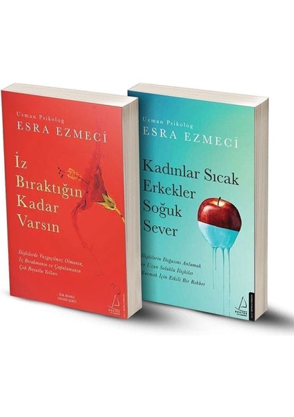 İz Bıraktığın Kadar Varsın - Kadınlar Sıcak Erkekler Soğuk Sever - 2 Kitap