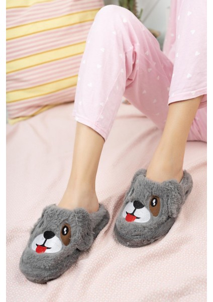 Pofuduk Hayvan Figürlü Panduf Kadın Ev Teliği