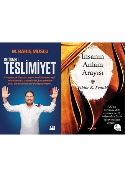 Gecikmeli Teslimiyet - İnsanın Anlam Arayışı 2 Kitap Set