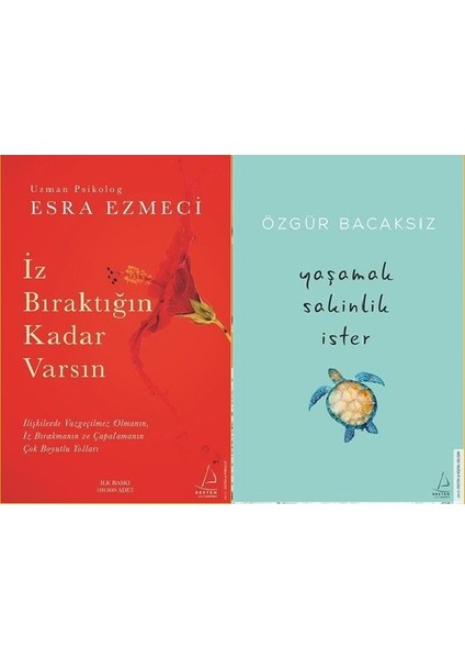 İz Bıraktığın Kadar Varsın - Yaşamak Sakinlik İster - 2 Kitap