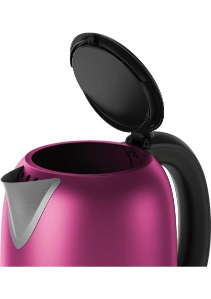 Al 728 I Su Isıtıcı Pembe Çelik Kettle Gizli modelleri