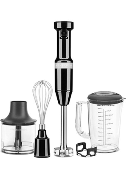 5KHBV83EOB Aksesuarlı El Blenderi, 180W, Siyah-Onyx Black