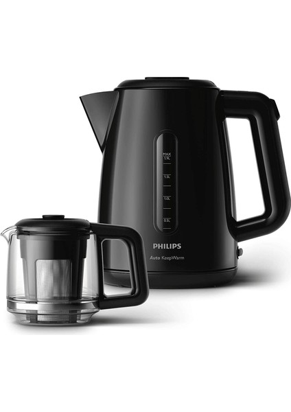 HD7301/00 Çay Makinesi, 1.9 L Kapasite, 360º Döner Taban, Kablo Sarıcı, Siyah modelleri