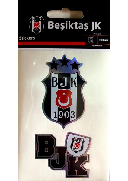 Taraftar Stiker - Beşiktaş - 2li Paket 14002