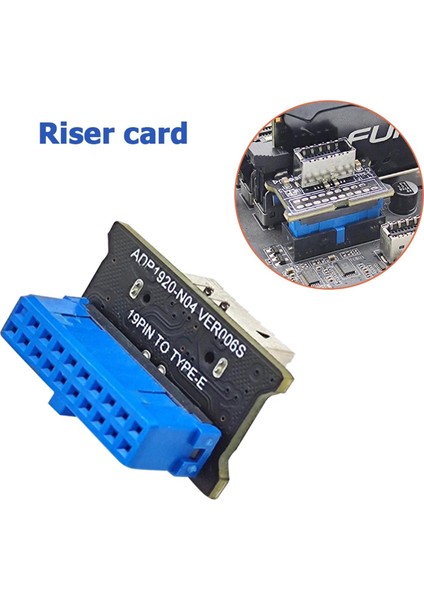Anakart USB 30 Ön 19PIN - 31 Tip-C Tipi-E Bağlayıcı 20 Ila 19 Pin (Yurt Dışından)