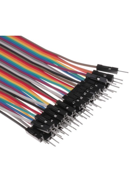 120PCS Çok Renkli Dupont Tel Kit Breadboard Jumper Kablolar Şerit Kablolar (Yurt Dışından)