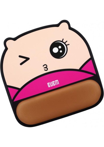 Konfor Mouse Pad Silikon Karikatür Bileklikleri Jel Pad Kedi Deseni Gül Kırmızı (Yurt Dışından) fırsatları