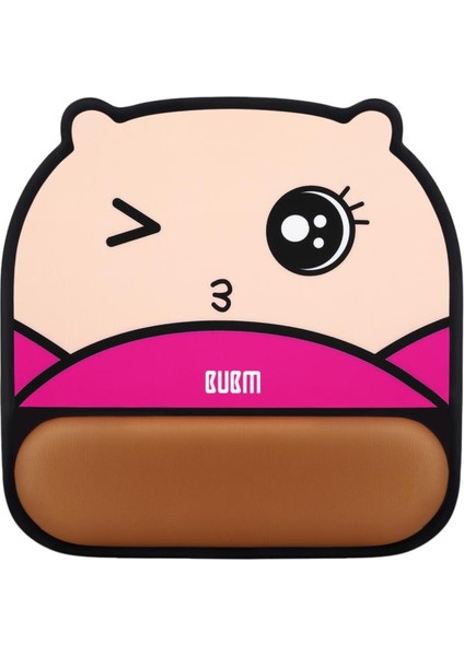 Konfor Mouse Pad Silikon Karikatür Bileklikleri Jel Pad Kedi Deseni Gül Kırmızı (Yurt Dışından) indirimleri