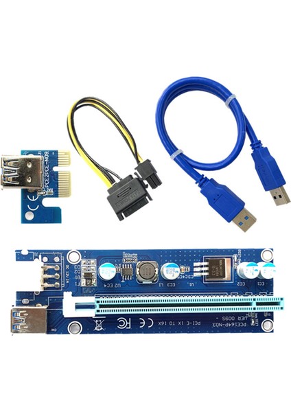 Pcı E x Press Adaptörü Kart 6-Pin Adaptörü Kart Pcı-E - Sata Güç Kablosu (Yurt Dışından)