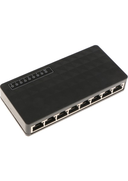 8 Bağlantı Noktası 10 100MBPSMASAÜSTÜ Ethernet Ağı Lan Güç Adaptör Anahtarı Hub (Yurt Dışından)