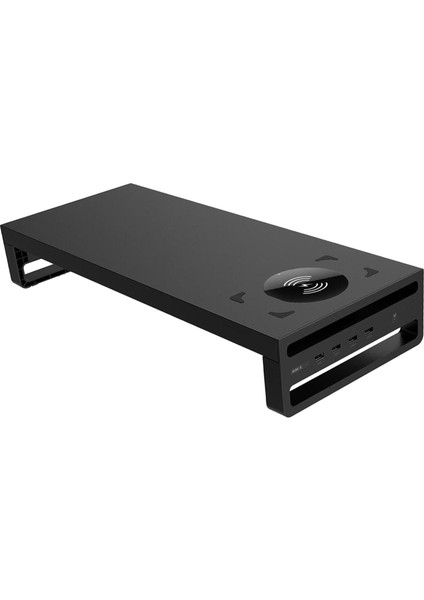 Alüminyum Laptop Pcmonitörmasası Kablosuz Şarj Computer Riser ile Abd Standı (Yurt Dışından)