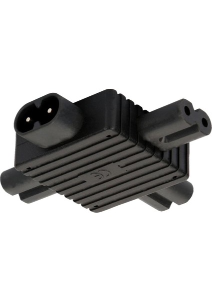 Iec 320 Adaptör 3 Kutup Soketi C8 To Cloverleaf Fiş C7 Güç Kaynağı (Yurt Dışından)