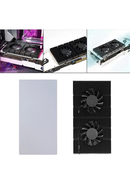 Rt x 3090 3080 3070 Serisi Kart Gpu Backplate Radyatör Ayarlanabilir Hız (Yurt Dışından)