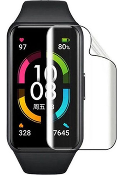 Honor Band 6 Için Tpu Ekran Koruma Filmi - Şeffaf
