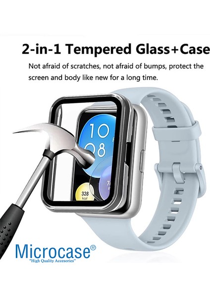 Huawei Watch Fit 2 1.74'' Ekran Korumalı Sert Rubber Kılıf - AL3173 modelleri