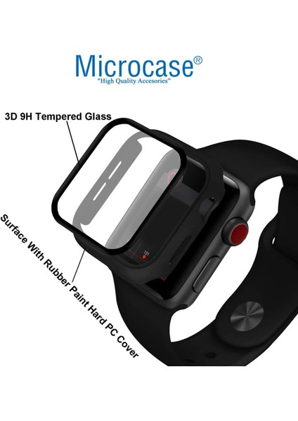 Apple Watch 8 45MM Ekran Korumalı Sert Rubber Kılıf - AL3173 fırsatları