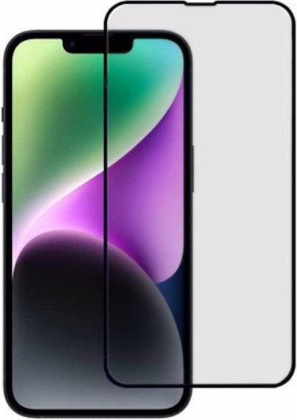 iPhone 14 Tam Kaplayan Çerçeveli Mat Cam Koruma - AL3124