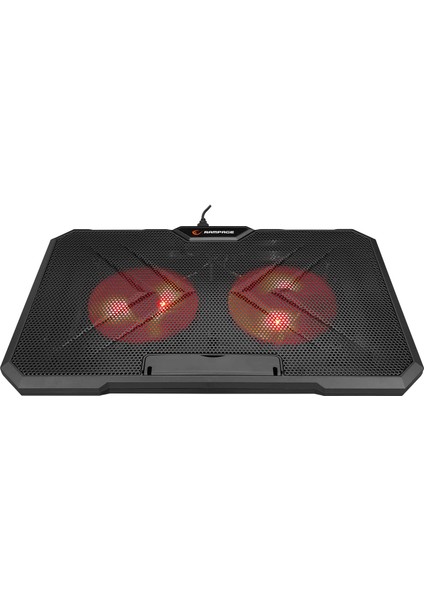 Addison Rampage AD-RC12 Gamezone Siyah 2 Fan 2 USB Rgb Işıklı 15"-17" Notebook Soğutucu Stand