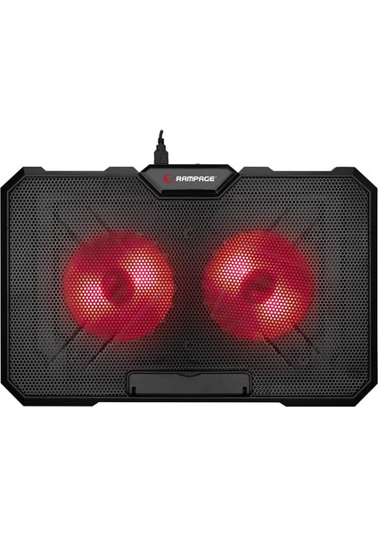 Addison Rampage AD-RC12 Gamezone Siyah 2 Fan 2 USB Rgb Işıklı 15"-17" Notebook Soğutucu Stand