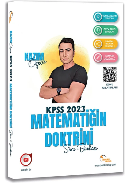 Doktrin Yayınları 2023 KPSS Matematik Doktrini Soru Bankası