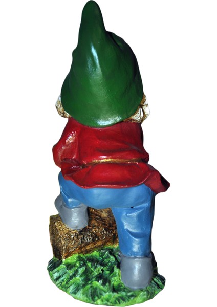 Oduncu Cüce Gnome 23 Cm. El Boyaması Biblo Dekoratif El Sanatları Ev&ofis Için Özgün Dekor Ürünü modelleri
