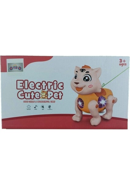 Sesli ve Işıklı Sevimli Evcil Hayvanlar Kedi