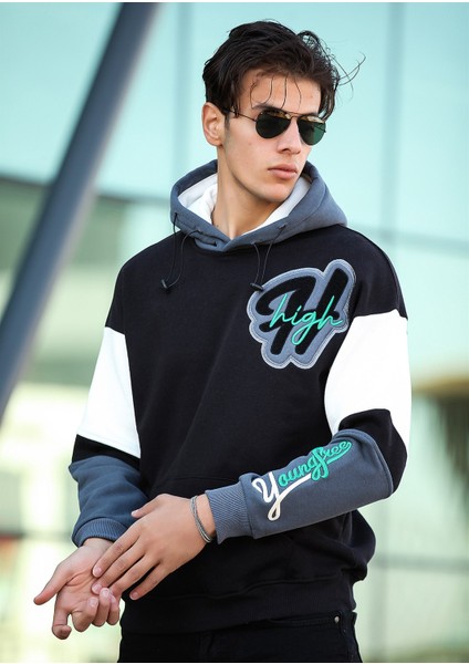 High Nakışlı Sweatshirt Regular Fit